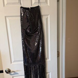 Black Sequin Dress